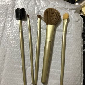 Blue 5 pc Makeup brush set